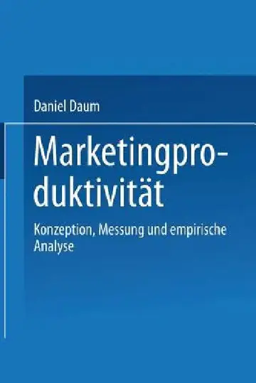 Cover of Marketingproduktivität