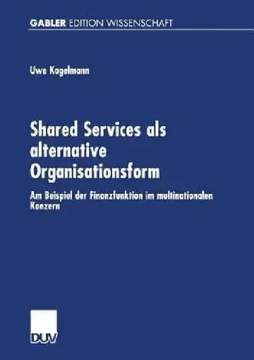 Cover of Shared Services ALS Alternative Organisationsform