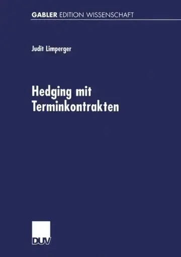 Cover of Hedging Mit Terminkontrakten