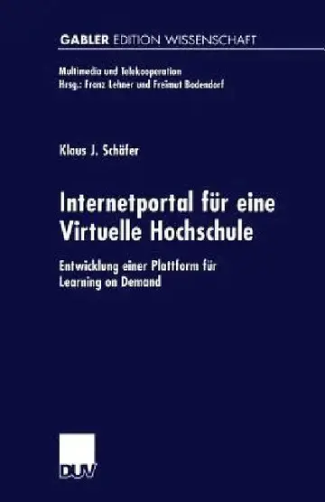 Cover of Internetportal Für Eine Virtuelle Hochschule