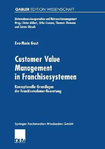 Cover of Customer Value Management in Franchisesystemen