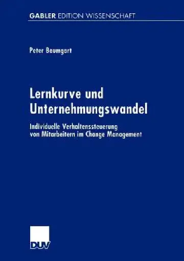 Cover of Lernkurve Und Unternehmungswandel