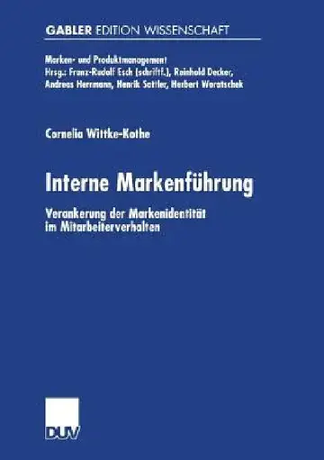 Cover of Interne Markenführung