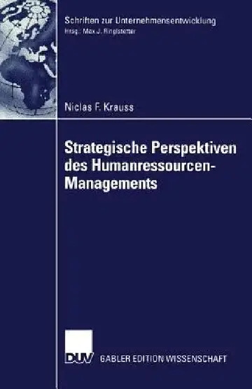 Cover of Strategische Perspektiven Des Humanressourcen-Managements