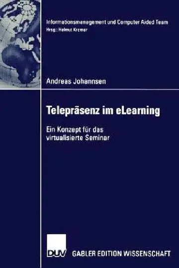 Cover of Telepräsenz Und Elearning