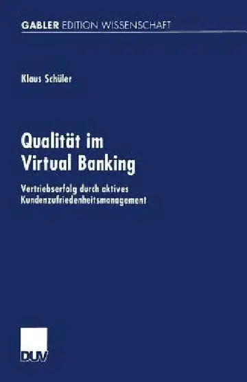 Cover of Qualität Im Virtual Banking