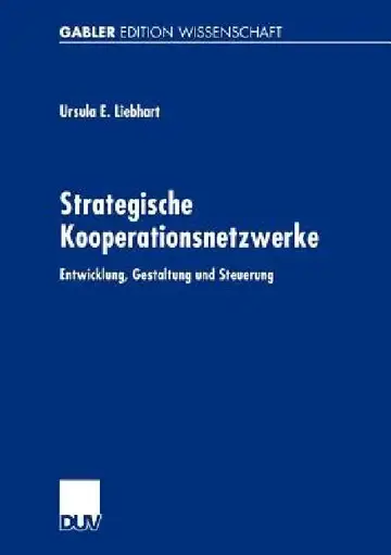 Cover of Strategische Kooperationsnetzwerke