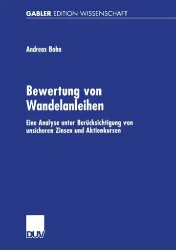 Cover of Bewertung Von Wandelanleihen