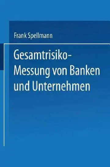 Cover of Gesamtrisiko-Messung Von Banken Und Unternehmen