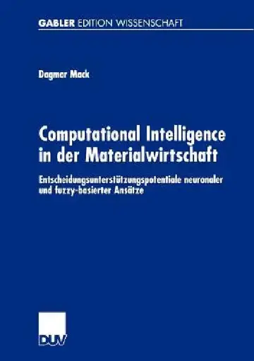Cover of Computational Intelligence in Der Materialwirtschaft