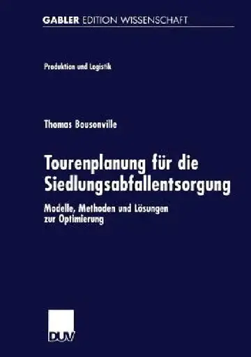 Cover of Tourenplanung Für Die Siedlungsabfallentsorgung