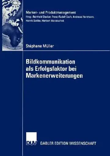 Cover of Bildkommunikation ALS Erfolgsfaktor Bei Markenerweiterungen