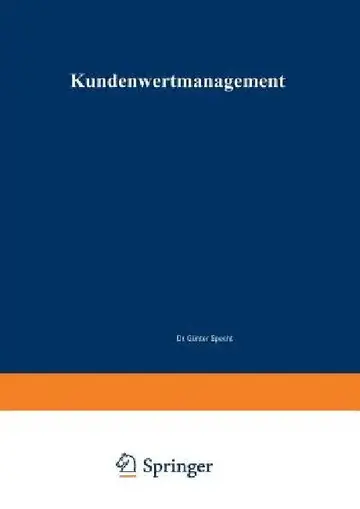 Cover of Kundenwertmanagement