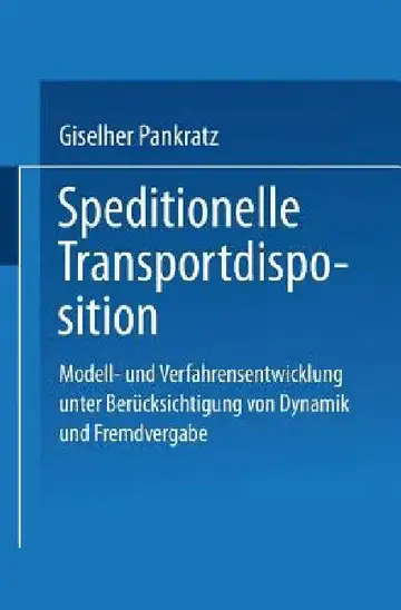Cover of Speditionelle Transportdisposition