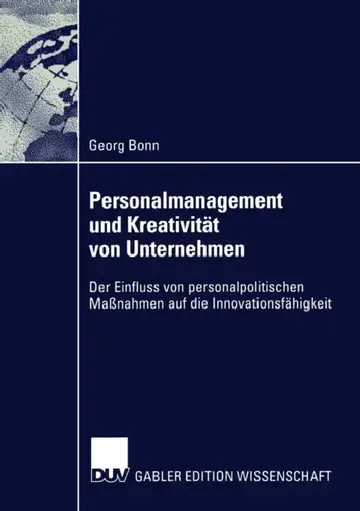 Cover of Personalmanagement Und Kreativität Von Unternehmen