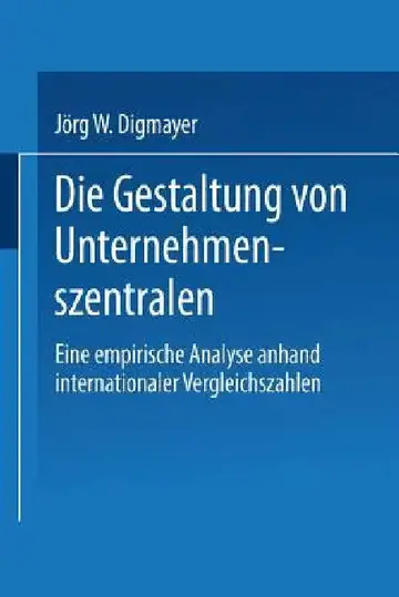 Cover of Die Gestaltung Von Unternehmenszentralen