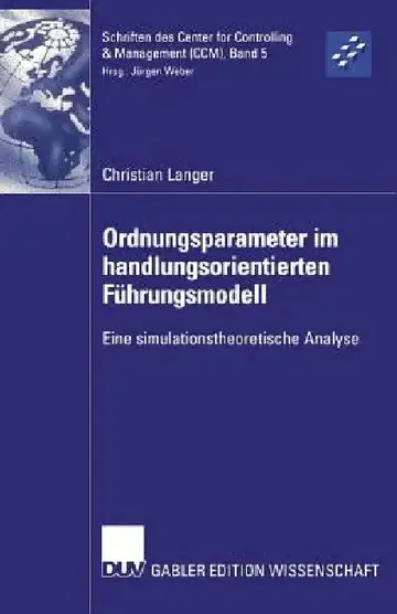 Cover of Ordnungsparameter Im Handlungsorientierten Führungsmodell