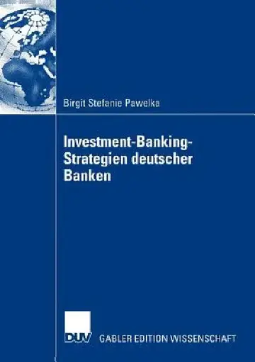 Cover of Investment-Banking-Strategien Deutscher Banken