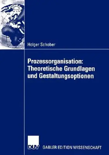 Cover of Prozessorganisation