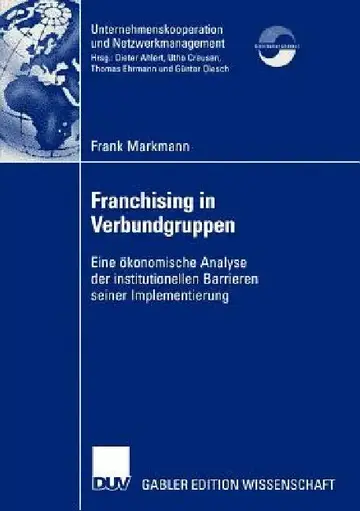Cover of Franchising in Verbundgruppen
