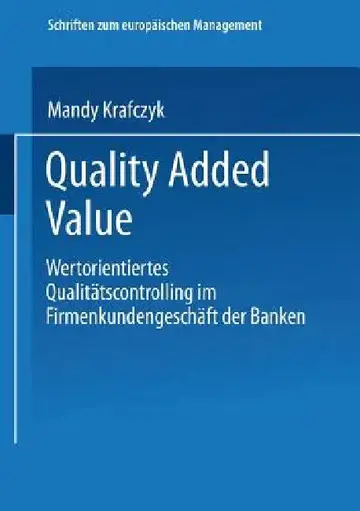 Cover of Quality Added Value