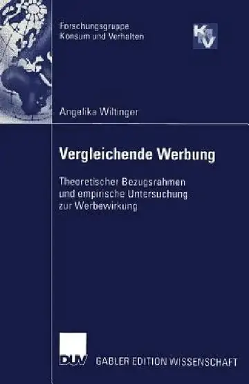 Cover of Vergleichende Werbung