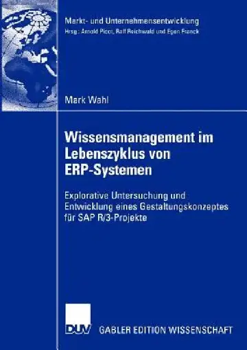 Cover of Wissensmanagement Im Lebenszyklus Von Erp-Systemen