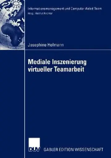 Cover of Mediale Inszenierung Virtueller Teamarbeit
