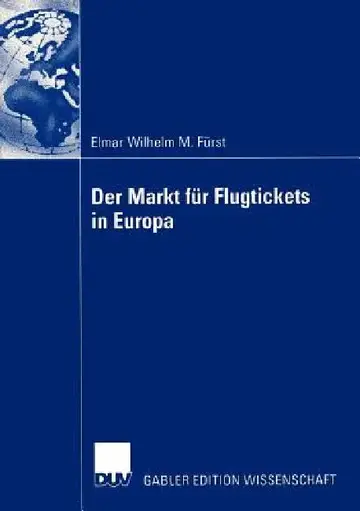 Cover of Der Markt Für Flugtickets in Europa