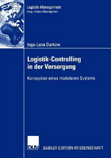 Cover of Logistik-Controlling in Der Versorgung