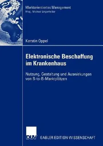 Cover of Elektronische Beschaffung Im Krankenhaus