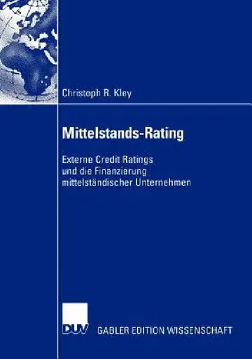 Cover of Mittelstands-Rating