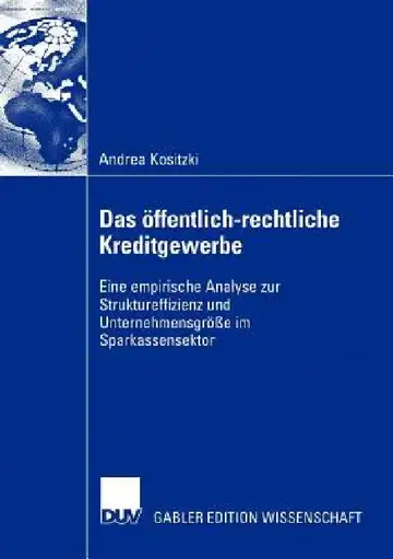 Cover of Das Öffentlich-Rechtliche Kreditgewerbe