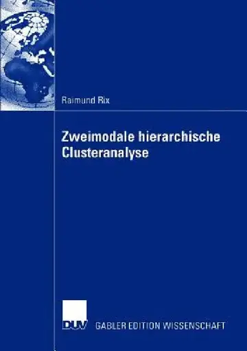 Cover of Zweimodale Hierarchische Clusteranalyse