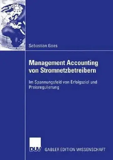 Cover of Management Accounting Von Stromnetzbetreibern