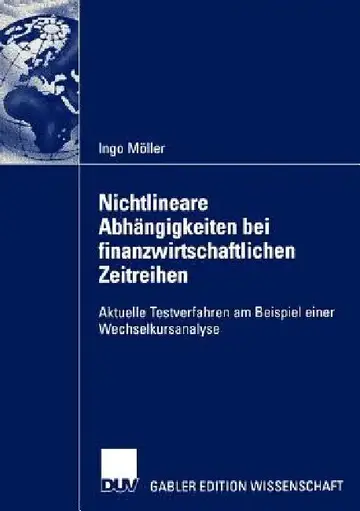 Cover of Nichtlineare Abhängigkeiten Bei Finanzwirtschaftlichen Zeitreihen