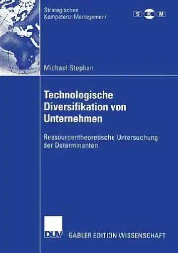 Cover of Technologische Diversifikation Von Unternehmen
