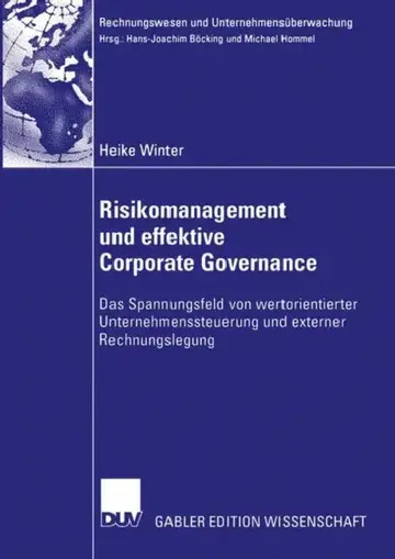 Cover of Risikomanagement Und Effektive Corporate Governance