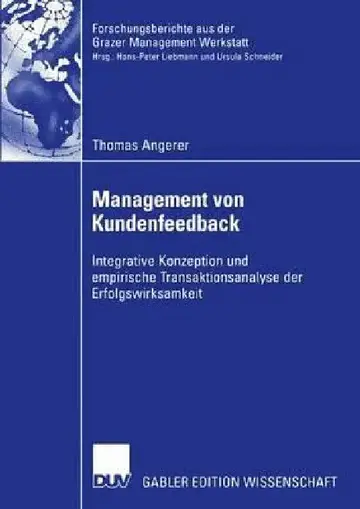 Cover of Management Von Kundenfeedback