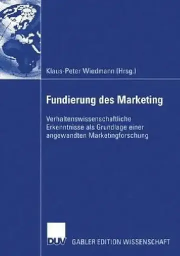 Cover of Fundierung Des Marketing
