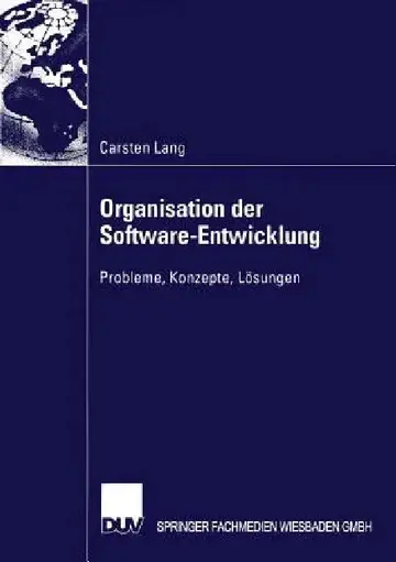 Cover of Organisation Der Software-Entwicklung