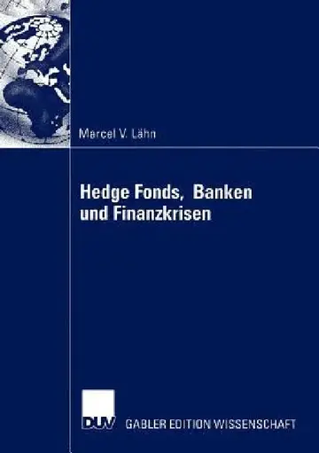 Cover of Hedge Fonds, Banken Und Finanzkrisen