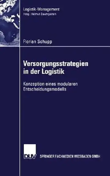 Cover of Versorgungsstrategien in Der Logistik