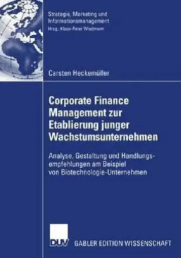 Cover of Corporate Finance Management Zur Etablierung Junger Wachstumsunternehmen