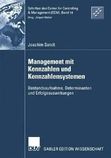 Cover of Management Mit Kennzahlen Und Kennzahlensystemen