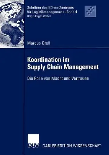 Cover of Koordination Im Supply Chain Management