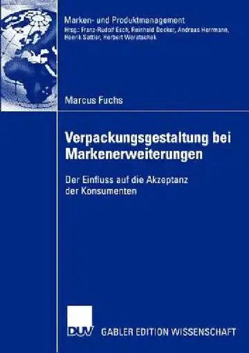 Cover of Verpackungsgestaltung Bei Markenerweiterungen