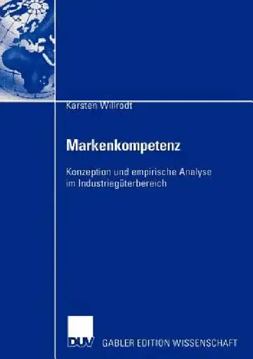 Cover of Markenkompetenz