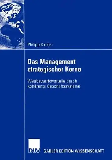 Cover of Das Management Strategischer Kerne