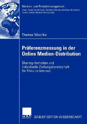 Cover of Präferenzmessung in Der Online Medien-Distribution